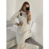 Šaty pletené s rolákem dlouhý rukáv dámské (S/M/L/XL ONE SIZE) ITALSKÁ MÓDA IMWA224000/DR (Velikost S/M/L, Barva béžová)