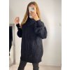 Svetr oversize prodloužený s rolákem dlouhý rukáv dámský (S/M/L ONE SIZE) ITALSKÁ MÓDA IMWGS223723/DR