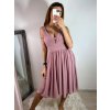 Šaty elegantní společenské na ramínka dámské (S/M ONE SIZE) ITALSKÁ MÓDA IMPSH2280565/DR (Velikost S/M/L, Barva Černá)