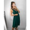 Šaty elegantní společenské na ramínka dámské (S/M ONE SIZE) ITALSKÁ MÓDA IMPSH2280565/DR (Velikost S/M/L, Barva Černá)