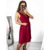 Šaty elegantní společenské na ramínka dámské (S/M ONE SIZE) ITALSKÁ MÓDA IMPSH2280565/DR (Velikost S/M/L, Barva Černá)