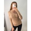 Svetr tenký na knoflíčky dlouhý rukáv dámský (S/M ONE SIZE) ITALSKá MóDA IMM22Fd5803/DR (Velikost S/M/L, Barva Černá)