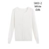 Svetr tenký na knoflíčky dlouhý rukáv dámský (S/M ONE SIZE) ITALSKá MóDA IMM22Fd5803/DR (Velikost S/M/L, Barva Černá)