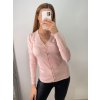 Svetr tenký na knoflíčky dlouhý rukáv dámský (S/M ONE SIZE) ITALSKá MóDA IMM22Fd9072/DR (Velikost S/M/L, Barva Černá)