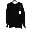 Svetr oversize pletený se stojáčkem dlouhý rukáv dámský (S/M ONE SIZE) ITALSKÁ MÓDA IMM22VN22738/DU (Velikost S/M/L, Barva fialová)