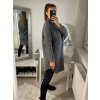 Šaty pletené s rolákem dlouhý rukáv dámské (S/M ONE SIZE) ITALSKÁ MÓDA IM4227200/DR (Velikost S/M/L, Barva béžová)