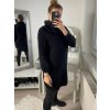 Šaty pletené s rolákem dlouhý rukáv dámské (S/M ONE SIZE) ITALSKÁ MÓDA IMM22UN22172/DR (Velikost S/M/L, Barva bílá)