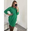 Šaty klasik teplé dlouhý rukáv dámské (S/M ONE SIZE) ITALSKÁ MÓDA IMM22SA21872/DR