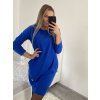 Šaty klasik teplé dlouhý rukáv dámské (S/M ONE SIZE) ITALSKÁ MÓDA IMM22SA21872/DR