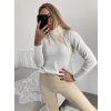 Svetr úpletový s rolákem dlouhý rukáv dámský (S/M ONE SIZE) ITALSKÁ MÓDA EXTRA ME IMM22FD9076/DR (Velikost S/M/L, Barva béžová)