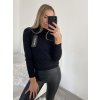 Svetr úpletový s rolákem dlouhý rukáv dámský (S/M ONE SIZE) ITALSKÁ MÓDA EXTRA ME IMM22FD9076/DR (Velikost S/M/L, Barva béžová)