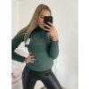 Svetr teplý pletený s rolákem dlouhý rukáv dámský (S/M ONE SIZE) ITALSKÁ MÓDA EXTRA ME IMM22FD1001/DR (Velikost S/M/L, Barva béžová)
