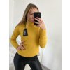 Svetr teplý pletený s rolákem dlouhý rukáv dámský (S/M ONE SIZE) ITALSKÁ MÓDA EXTRA ME IMM22FD1001/DR (Velikost S/M/L, Barva béžová)
