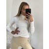 Svetr teplý pletený s rolákem dlouhý rukáv dámský (S/M ONE SIZE) ITALSKÁ MÓDA EXTRA ME IMM22FD1001/DR (Velikost S/M/L, Barva béžová)