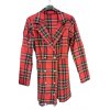 Šaty elegantní košilové dlouhý rukáv dámské (S-XL) ITALSKÁ MÓDA IMWKK223997/DU (Velikost S, Barva červená)