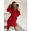 Šaty elegantní dlouhý rukáv dámské (S/M ONE SIZE) ITALSKÁ MÓDA IMWGS223995/DR (Velikost S/M/L, Barva Černá)