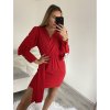Šaty elegantní dlouhý rukáv dámské (S/M ONE SIZE) ITALSKÁ MÓDA IMWGS223995/DR (Velikost S/M/L, Barva Černá)