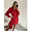 Šaty elegantní dlouhý rukáv dámské (S/M ONE SIZE) ITALSKÁ MÓDA IMWGS223995/DR (Velikost S/M/L, Barva Černá)