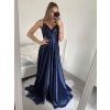 Šaty elegantní společenské dlouhé na ramínka dámské (S/M ONE SIZE) ITALSKÁ MÓDA IMPSH2280608/DU (Velikost S/M/L, Barva červená)