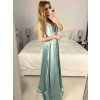Šaty elegantní společenské dlouhé na ramínka dámské (S/M ONE SIZE) ITALSKÁ MÓDA IMPSH2280608/DU (Velikost S/M/L, Barva červená)