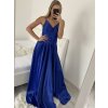 Šaty elegantní společenské dlouhé na ramínka dámské (S/M ONE SIZE) ITALSKÁ MÓDA IMPSH2280608/DU (Velikost S/M/L, Barva červená)