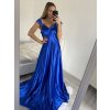 Šaty elegantní společenské plesové carmen dámské (L/XL/2XL ONE SIZE) ITALSKÁ MÓDA IMPSH2250039/DU (Velikost XL/2XL, Barva modrá královská)