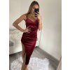 Šaty elegantní sametové na ramínka dámské (S/M ONE SIZE) ITALSKÁ MÓDA IMWKK221049/DU (Velikost S/M/L, Barva Černá)