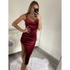 Šaty elegantní sametové na ramínka dámské (S/M ONE SIZE) ITALSKÁ MÓDA IMWKK221049/DU (Velikost S/M/L, Barva Černá)