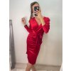 Šaty elegantní sametové dlouhý rukáv dámské (S/M ONE SIZE) ITALSKÁ MÓDA IMWDD224028/DU (Velikost S/M/L, Barva Černá)