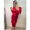 Šaty elegantní sametové dlouhý rukáv dámské (S/M ONE SIZE) ITALSKÁ MÓDA IMWDD224028/DU (Velikost S/M/L, Barva Černá)