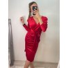 Šaty elegantní sametové dlouhý rukáv dámské (S/M ONE SIZE) ITALSKÁ MÓDA IMWDD224028/DU (Velikost S/M/L, Barva Černá)