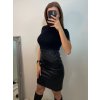 Tričko teplé s rolákem úpletové krátký rukáv dámské (S/M ONE SIZE) ITALSKÁ MÓDA IMM22FD5805/DR (Velikost S/M/L, Barva bílá)