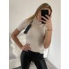 Tričko teplé s rolákem úpletové krátký rukáv dámské (S/M ONE SIZE) ITALSKÁ MÓDA IMM22FD5805/DR