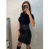 Tričko teplé s rolákem úpletové krátký rukáv dámské (S/M ONE SIZE) ITALSKÁ MÓDA IMM22FD5805/DR (Velikost S/M/L, Barva bílá)