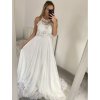 Šaty elegantní svatební společenské dlouhé na ramínka dámské (M/L-L/XL ONE SIZE) ITALSKá MóDA IMM22PL60032/DU