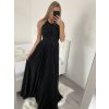 Šaty elegantní svatební společenské dlouhé na ramínka dámské (S/M ONE SIZE) ITALSKá MóDA IMM2268806/DU (Velikost S/M/L, Barva bílá)