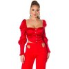 Top/halenka dlouhý rukáv dámské (S/M ONE SIZE) ITALSKÁ MÓDA IMM22Ls21100/DR (Velikost S/M/L, Barva růžová starorůžová)