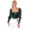 Top/halenka dlouhý rukáv dámské (S/M ONE SIZE) ITALSKÁ MÓDA IMM22Ls21100/DR (Velikost S/M/L, Barva růžová starorůžová)