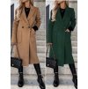 Kabát flaušový s podšívkou dámský (S/M ONE SIZE) ITALSKÁ MÓDA IMWB22276/DR (Velikost S/M/L, Barva béžová smetanová)