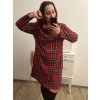 Šaty dlouhý rukáv dámské nadrozměr (XL/2XL ONE SIZE) ITALSKÁ MÓDA IMWQ22EMA/DR (Velikost XL/2XL, Barva Černá)