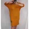 Šaty dlouhý rukáv s kapucí dámské (2xl/3xl ONE SIZE) ITALSKÁ MODA IM421588/DR (Velikost 2XL/3XL, Barva Černá)