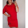 Šaty dlouhý rukáv s kapucí dámské (2xl/3xl ONE SIZE) ITALSKÁ MODA IM421588/DR (Velikost 2XL/3XL, Barva Černá)