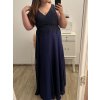 Šaty plesové elegantní společenské bez rukávu dámské nadrozměr (L/XL/2XL ONE SIZE) ITALSKÁ MÓDA IMM23XF-324/DU