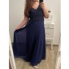 Šaty plesové elegantní společenské bez rukávu dámské nadrozměr (L/XL/2XL ONE SIZE) ITALSKÁ MÓDA IMM23XF-324/DU