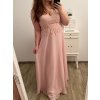 Šaty plesové elegantní společenské bez rukávu dámské nadrozměr (L/XL/2XL ONE SIZE) ITALSKÁ MÓDA IMM23XF-324/DU