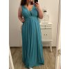 Šaty plesové elegantní společenské bez rukávu dámské nadrozměr (L/XL/2XL ONE SIZE) ITALSKÁ MÓDA IMM2360029/DU (Velikost XL/2XL, Barva tmavě červená)