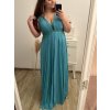 Šaty plesové elegantní společenské bez rukávu dámské nadrozměr (L/XL/2XL ONE SIZE) ITALSKÁ MÓDA IMM2360029/DU (Velikost XL/2XL, Barva tmavě červená)