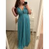 Šaty plesové elegantní společenské bez rukávu dámské nadrozměr (L/XL/2XL ONE SIZE) ITALSKÁ MÓDA IMM2360029/DU (Velikost XL/2XL, Barva tmavě červená)