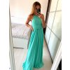 Šaty elegantní bez rukávu dlouhé plesové dámské (S/M ONE SIZE) ITALSKÁ MÓDA IMM22ZQL-60025/DUR (Velikost S/M/L, Barva tmavě modrá)