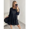 Šaty dlouhý rukáv dámské (S/M ONE SIZE) ITALSKÁ MÓDA IMPBR22A3791-R9/DR